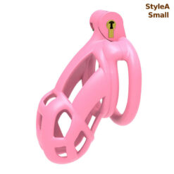 Sweet Pink Cobra Chastity Cage StyleA Small