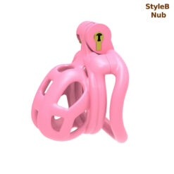 Sweet Pink Cobra Chastity Cage StyleB Nub
