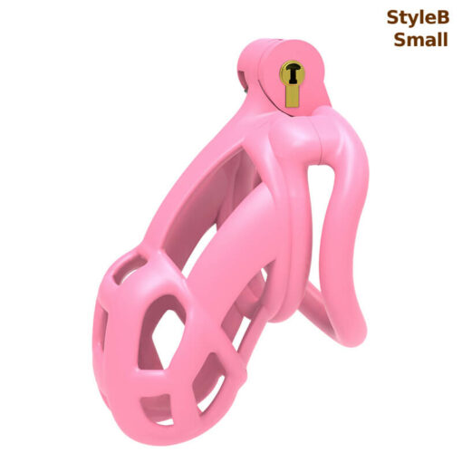 Sweet Pink Cobra Chastity Cage StyleB Small