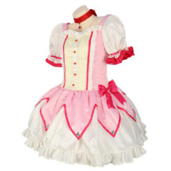 Anime Girl Satin Costume Dress Front