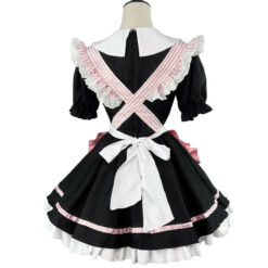 Cat Maid Cosplay Outfit Black Back