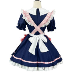 Cat Maid Cosplay Outfit Blue Back