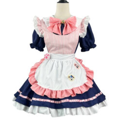 Cat Maid Cosplay Outfit Blue Front