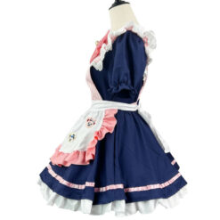 Cat Maid Cosplay Outfit Blue Side