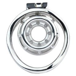 Open Ended Inverted Chastity Cage With Curved Ring2