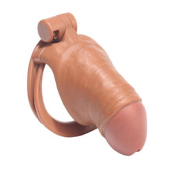 Realistic Flesh Penis Chastity Cage Main