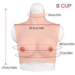 Silicone Teardrop Breast Plate B Cup