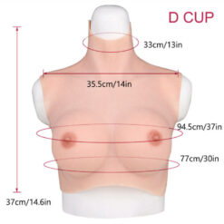 Silicone Teardrop Breast Plate D Cup