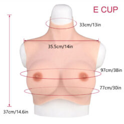 Silicone Teardrop Breast Plate E Cup