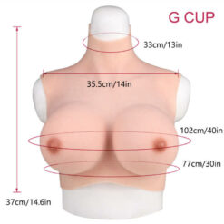 Silicone Teardrop Breast Plate G Cup