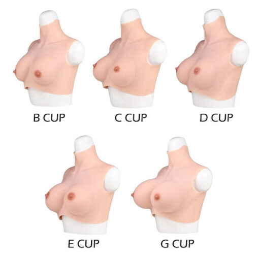Silicone Teardrop Breast Plate Size Comparison2