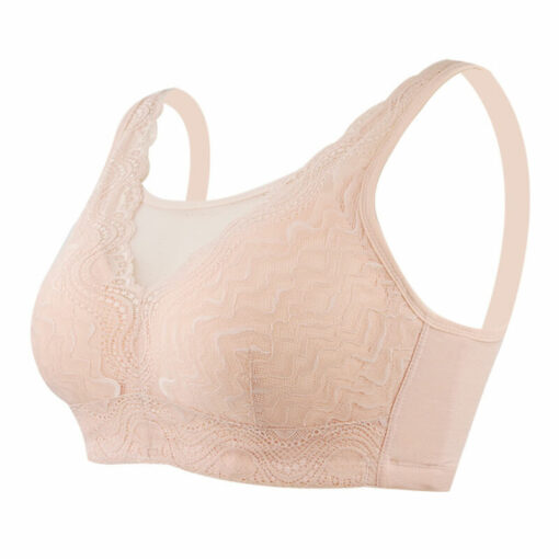 Wireless Insert Pocket Bra For ABC Cups Breast Forms Complexion
