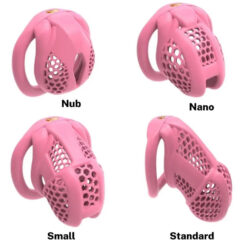 Beehive Cobra 3D Printed Chastity Cage With Mini Lock Group