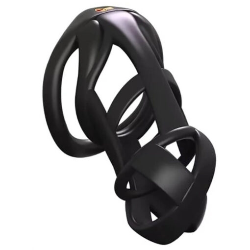 Cobra 3D Comfortable Chastity Cage Black Large