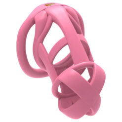 Cobra 3D Comfortable Chastity Cage Pink Large