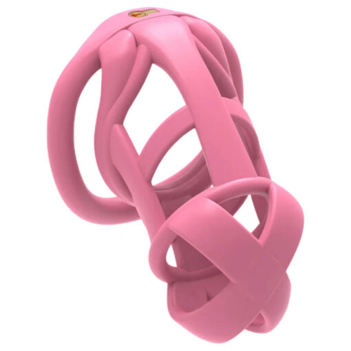 Cobra 3D Comfortable Chastity Cage Pink Large
