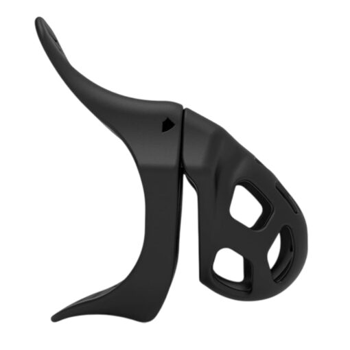 Dovetail Chastity Cage Black Side 3