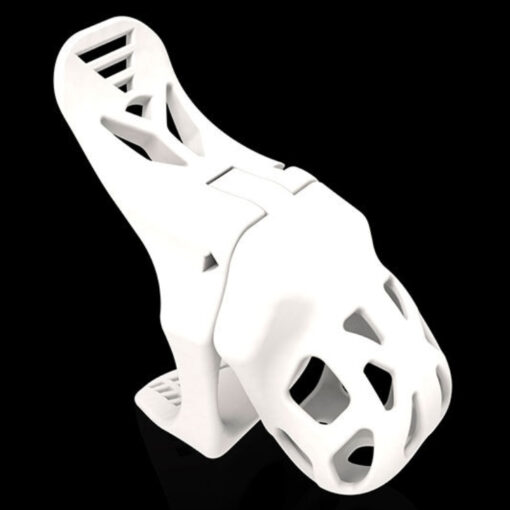 Dovetail Chastity Cage White Side 1