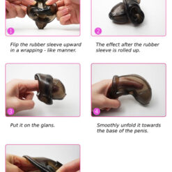 Latex Rubber Chastity Cage Instruction Manual