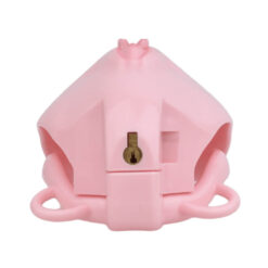 Realistic Vagina Shaped Sissy Chastity Cup Pink Top