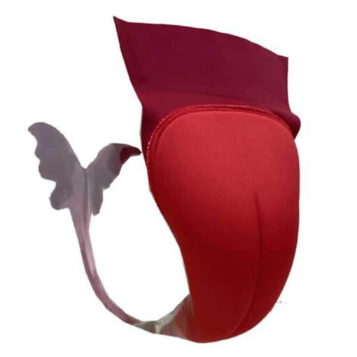 Self-adhesive Reusable Camel Toe C String Red