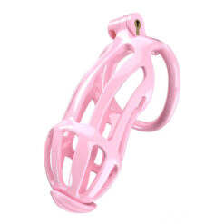 Sissy Princess Resin Chastity Cage Pink With Tube