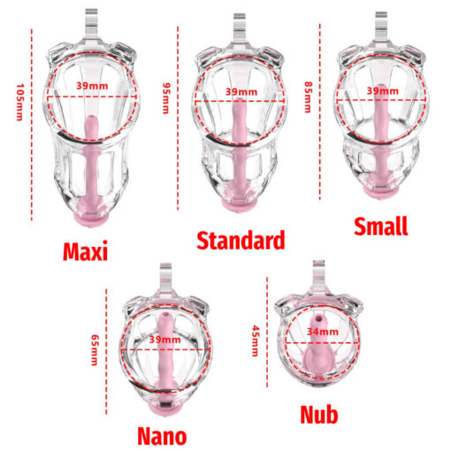 Sissy Princess Resin Chastity Cage Size1