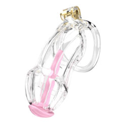 Sissy Princess Resin Chastity Cage Transparent With Tube