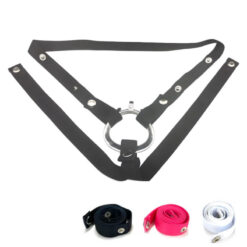 Three way Elastic Nylon Chastity Belt Black Pink White