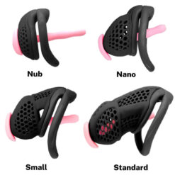 Urethral Beehive Cobra Chastity Cage Black Group