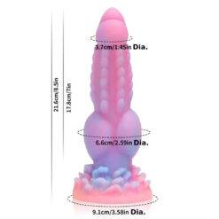 Sissy Pink Alien Monster Cock Dildo5
