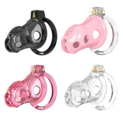 Open Ended Breathable Silicone Chastity Cage Color Group