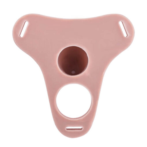 Strap On Soft Silicone Realistic Penis Sleeve Chastity Cage Nano Back
