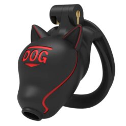 Submissive Puppy Chastity Cage Black Dog