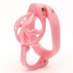 Testus Long-term Chastity Cage With Ball Splitter Pink Positive 1