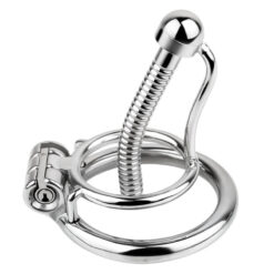 Built-in Catheter Long-term Chastity Cage Side 2