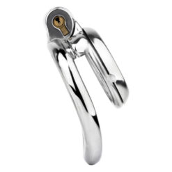 Comfortable Strap On Flat Chastity Cage Side