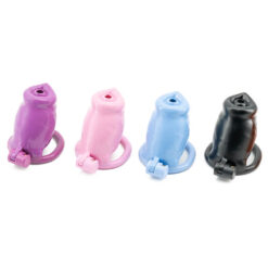 Dog Cock Shaped Chastity Cage For Small Penis Humiliation Large Color Group 2