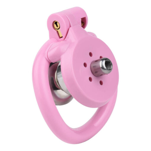 Lightweight Inverted Flat Chastity Cage Pink