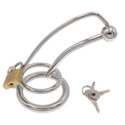 Urethral Catheter Open Chastity Device Side 1