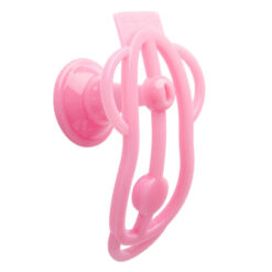 Inverted Cup Fufu Chastity Clip Pink 3