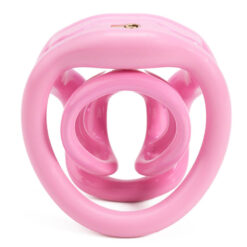 Double-Layer Touchproof Chastity Cage Pink Side 1